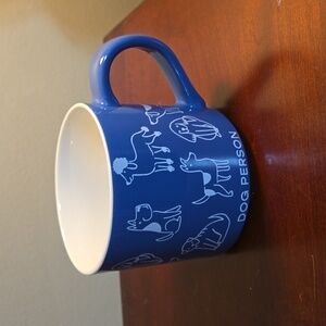 Parker Lane Dog Person Periwinkle Blue Coffee Mug